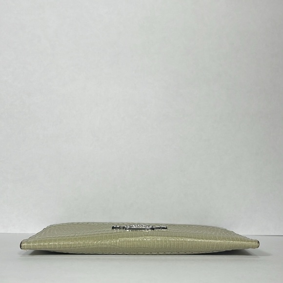 NWT COACH SLIM ID CARD CASE IN LIZARD EMBOSSED LEATHER - Picture 6 of 9